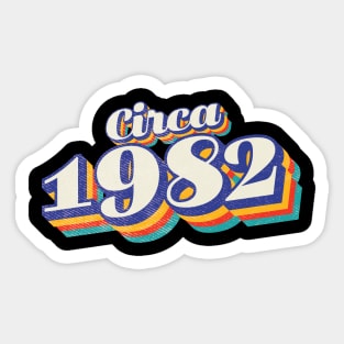 1982 Birthday Sticker